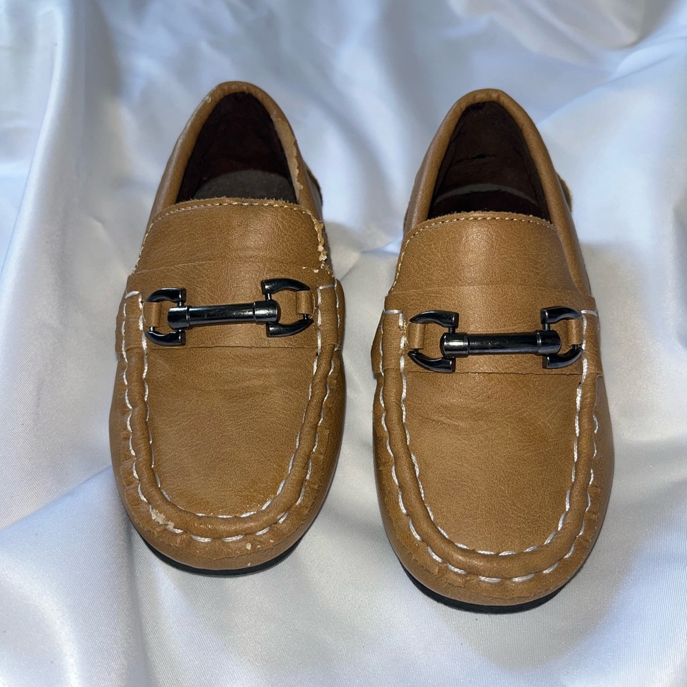 Sold Mercari Boy’s Josmo Tan Loafers with Metal Buckle